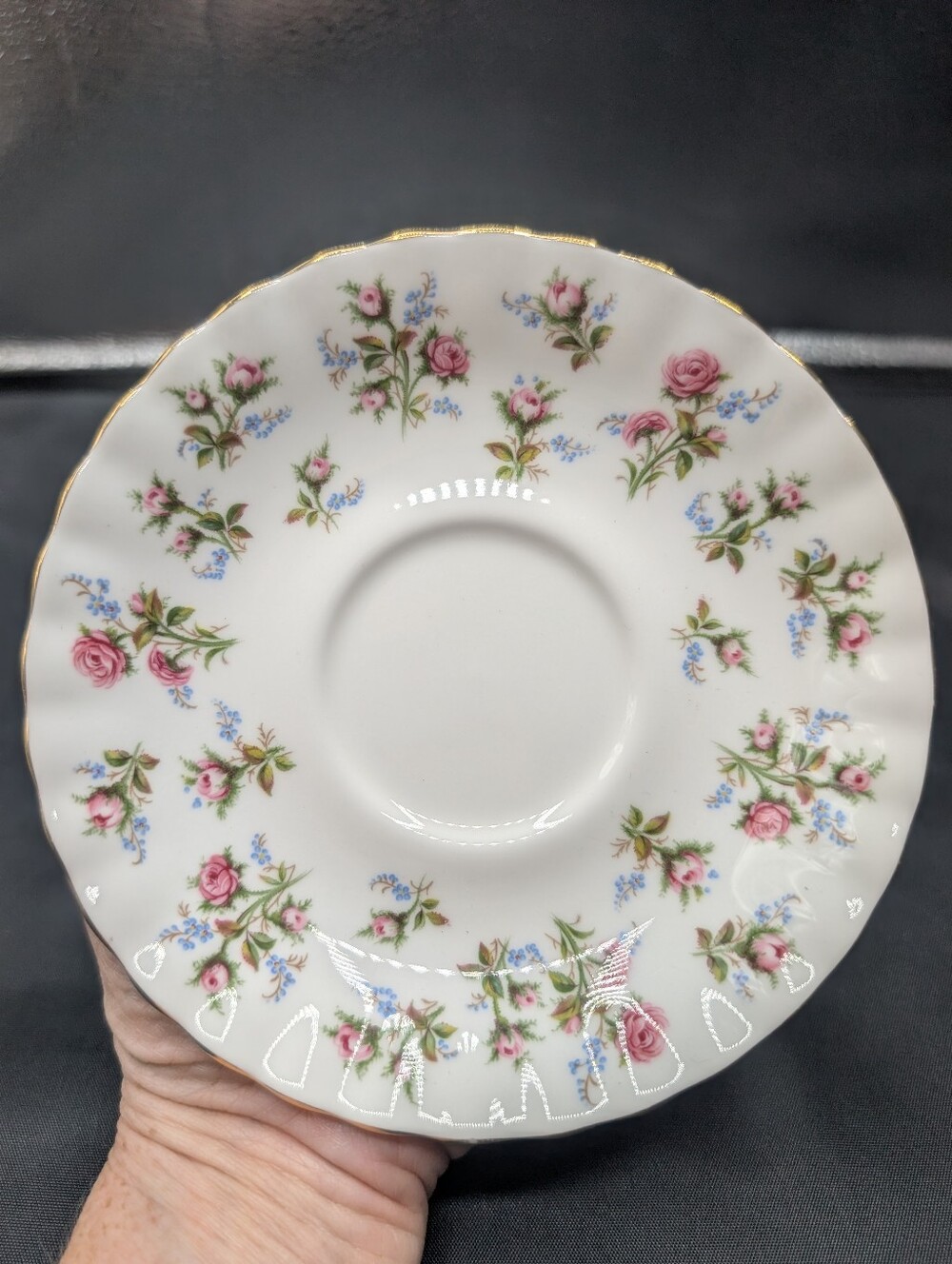 Royal Albert Winsome Tea Cup Saucer Only. 1966 Bone China.